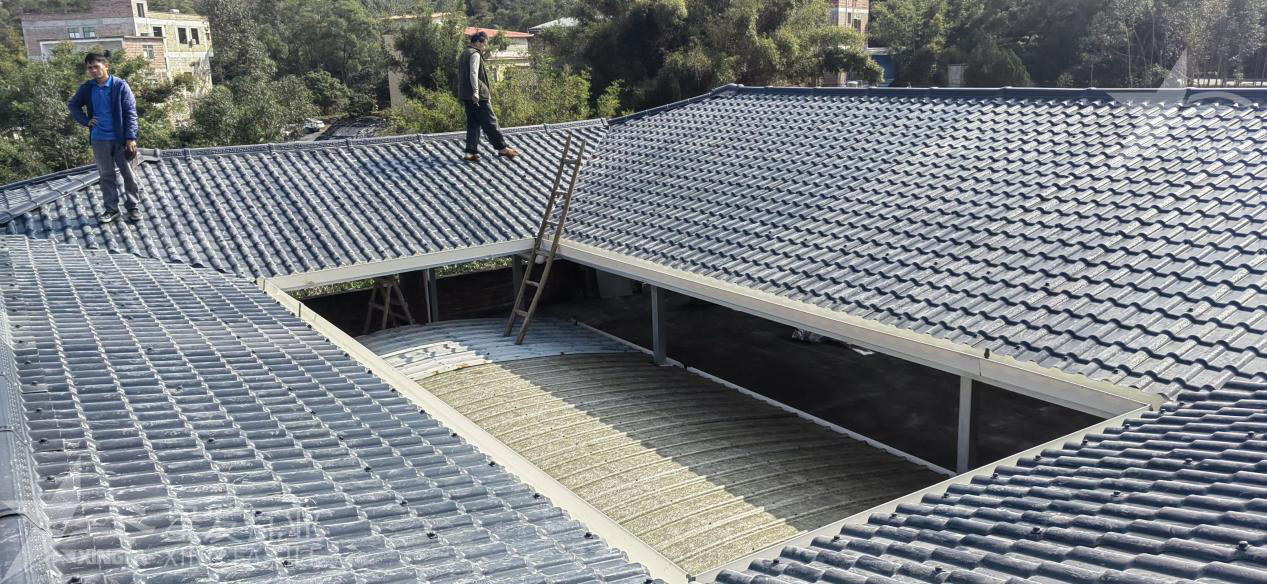 如何保證合成樹(shù)脂瓦屋面防水效果？正確的坡度很關(guān)鍵